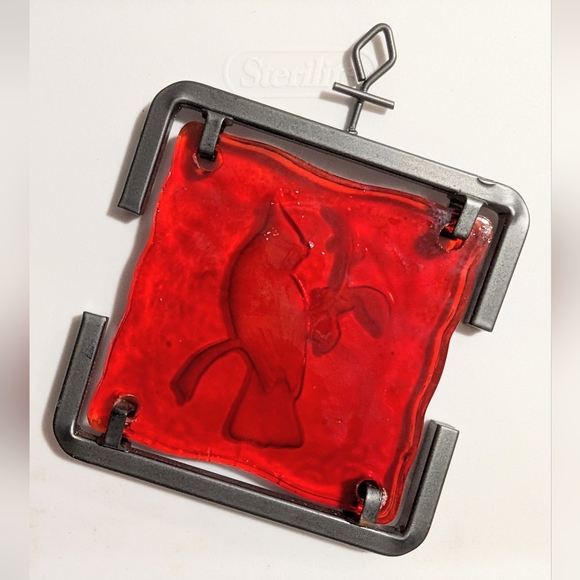 Etched Glass Cardinal Window Decor NEW - Picture 2 of 2